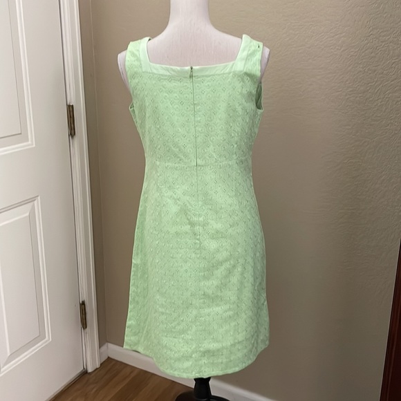 Fresh Produce NWT bright green eyelet dress. - Picture 2 of 5